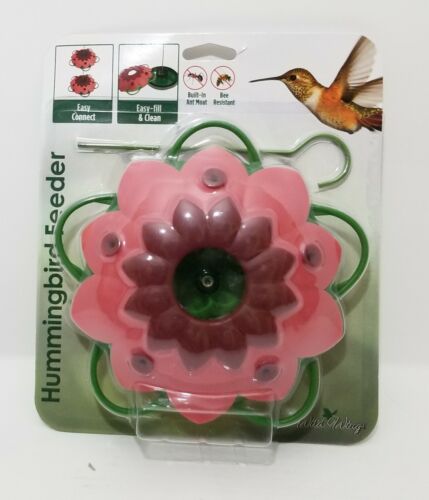Red Nature's Way Bird Products M3D1 So Real 10oz 3D Hummingbird Feeder 