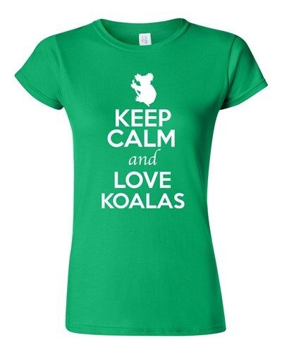 Junior Keep Calm And Love Koalas Bear Wildlife Animal Lover Humor T-Shirt Tee