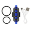 5 LED USB RECHARGEABLE BIKE TAIL LIGHT BICYCLE SAFETY CYCLING WARNING REAR LAMP
