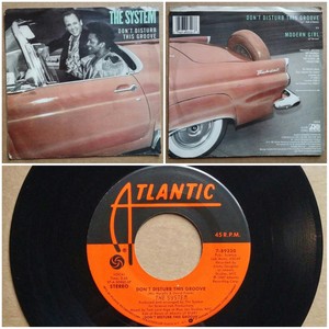 THE-SYSTEM-80s-SOUL-45-PS-Atlantic-89320-Dont-Disturb-This-Groove-Vinyl