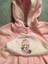 Precious-Moments-pink-sleeper-3-6-months-baby-footed-blanket-hooded-long-sleeve