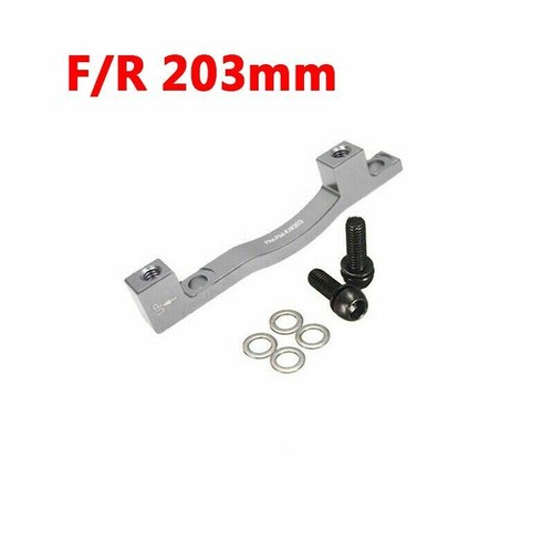 Bike Disc Brake Rotors Front Rear 180mm 203mm IS//PM Caliper Adapter Aluminium