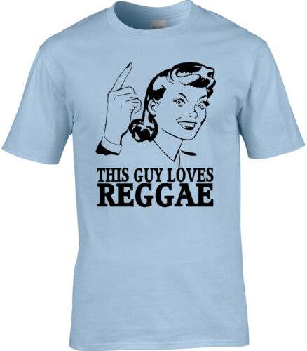 Reggae T-Shirt homme Love Music Rudeboy Ska Specials drôle Marley Cadeau Drôle
