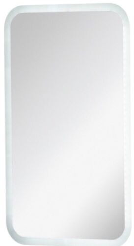 Fackelmann MIRRORS LED Spiegel Badspiegel Wandspiegel in Silber 45 cm Badmöbel