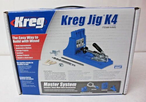 NEW Kreg K4MS Jig Master System Pocket Hole Tool K4 Woodworking Kit