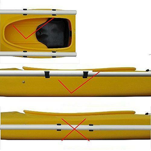 YYST 4 PCS Kayak Paddle Clip Paddle Holder Paddle Keeper Vertical Mounted NO 