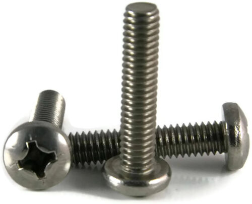 Stainless Steel Phillips Pan Head Machine Screw #6-32 x 1-5/8 Qty 25 