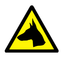 3 x DOBERMAN DOG WARNING TRIANGLES VARIATIONS AVAILABLE