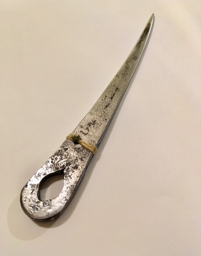 Fid with Twine Wrap Hand-Forged High Carbon Steel Personalized Marlin Spike