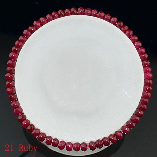 Ágata multicolor facetada Jade//// Piedras preciosas roundlle Pulsera 7.5/" 2x4mm