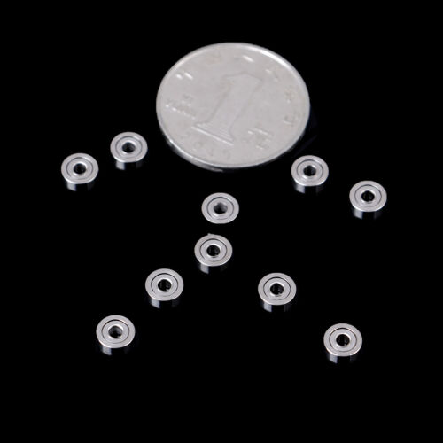 10Pcs MR62ZZ 2x6x2.5mm metal shielded precision ball bearings mini beari.US