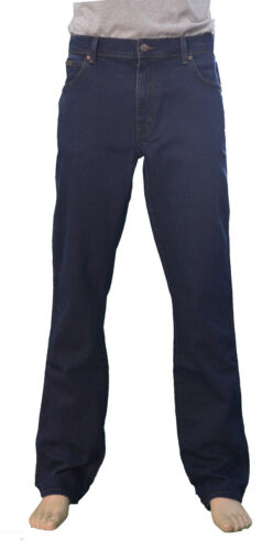 WRANGLER Homme Jeans Texas Stretch Blue Black w121-75-001 Neuf Beaucoup De Tailles