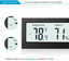 Indoor Digital Hygrometer Thermometer Humidity Monitor With Temperature Gauge