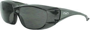 Global Vision Oversite Smoked Safety Glasses Fit Over Most Glasses ANSI Z87.1