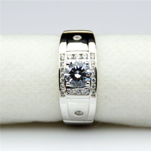 Details about   1.34Ct White Round Cut Diamond Engagement Wedding Ring Solid 925 Sterling Silver 
