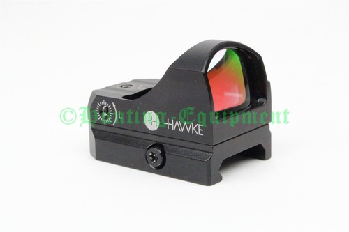 HAWKE Red Dot Sight 3 MOA Reflexvisier Rotpunkt inkl Weaver Montage 12135 NEU