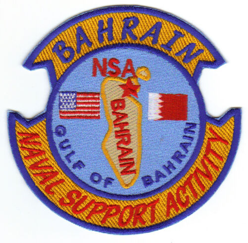 Y BAHRAIN NAVAL SUPPORT ACTIVITY USAF BASE PATCH