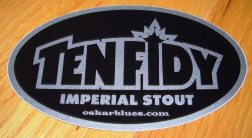 OSKAR BLUES BREWING Ten Fidy Imperial Stout STICKER decal craft beer brewery