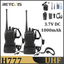 2xRetevis H777 Walkie Talkies UHF400-470MHz 16CH CTCSS//DCS 2-Way Radio+Earpiece