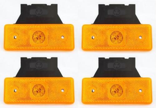 4x Orange Led Begrenzungsleuchten E-Zeichen Lampe Lkw Anhänger Wohnmobil Lkw