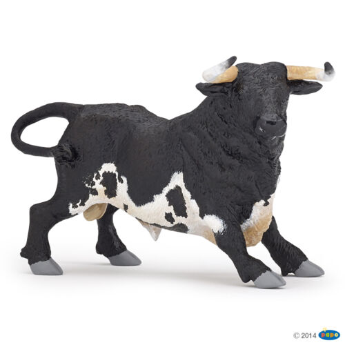 Papo 51164 Spanish Bull 5 1//2in Farm Animal