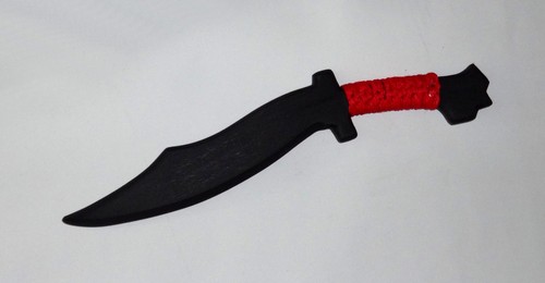 Polypropylene Practice Ginunting Sword Training Knives Red Ninja Custom Swords