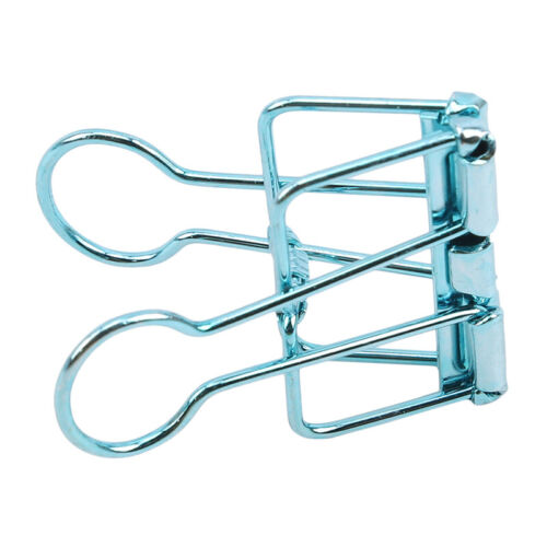 10 Pcs Hollow Clips Dovetail Wire Binder Clips Paper Photo Hanging Folders Z 