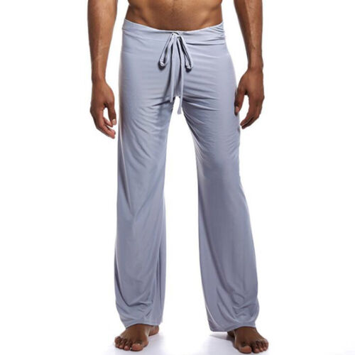 Details about  / Yoga Long Pants Mens Sleepwear Sleeping Pants Pajamas Robe Sleep Bottom Trousers
