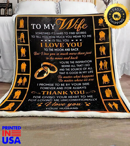 Thank You Sofa Fleece Blanket 50-80 Hunting To My Dad