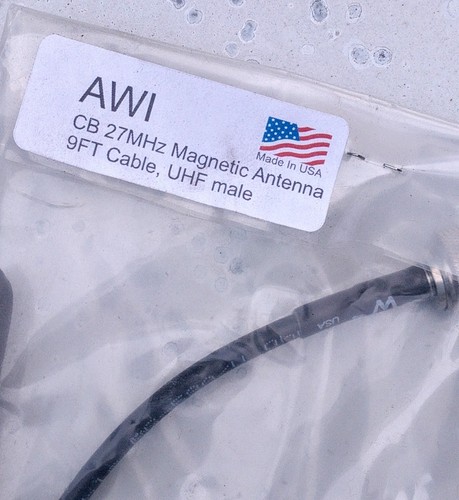 BEST ONE Magnetic CB Rubber Flex CB 27MHz Antenna with 9 FT cable Made In USA