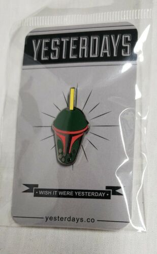 Boba Fett  tea drink lapel pin Star Wars Tribute Enamel Pin 