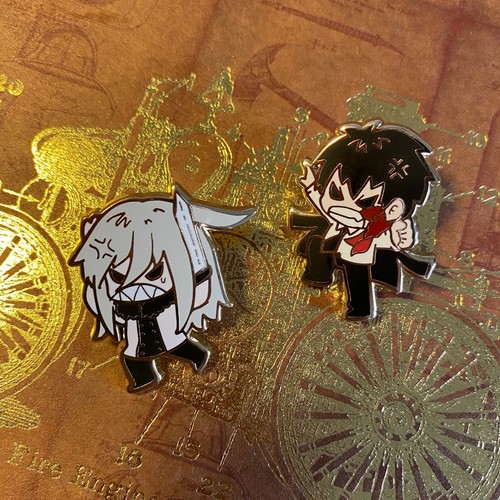 Hitman Reborn Vongola Varia Enamel Badge Brooch Pin Set Limit Collection N