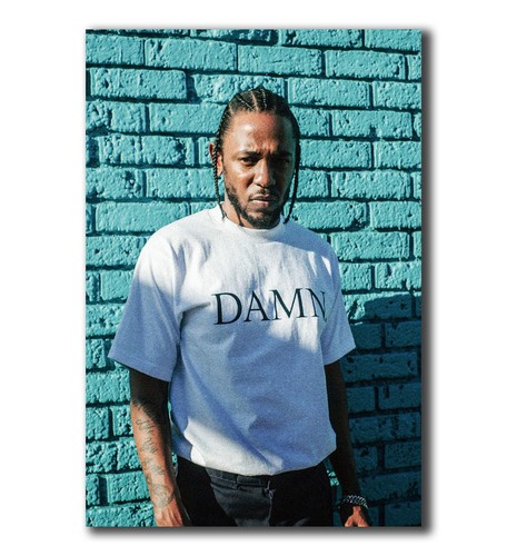 T-127 Art Poster Kendrick Lamar Damn Rap Music Hot Silk 24x36 27x40IN
