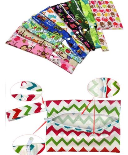 Small Wet Bag Reusable Breast Pads Wipes Fast & Free P&P UK Cheap cloth pads 