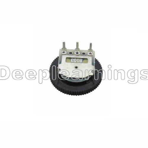 20PCS B103 10K Ohm 3-Pin Single Linear Dial Wheel Potentiome​ter 16MM x 2MM NEW