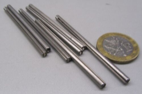 420 Stainless Steel 1/8" Dia x 2 1/2" Length Slotted Roll Spring Pin 50 pcs 