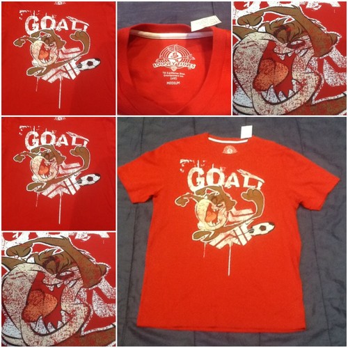 TAZ Devil Football Soccer Kids Boys Childs Girls Tee TShirt T-Shirt Children Boy