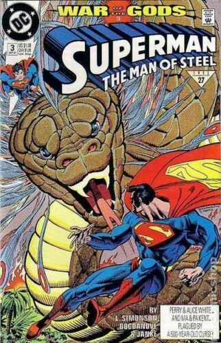 Superman The Man of Steel #3 VF 1991 Stock Image