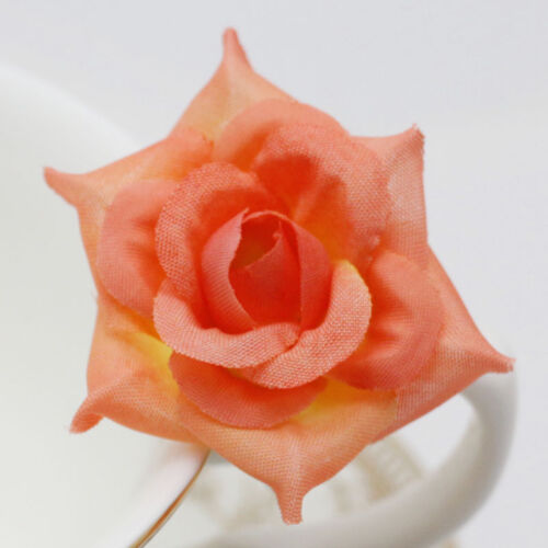 50PCS rose Artificial Silk Flowers Head DIY Wedding Home Party decoration DIY
