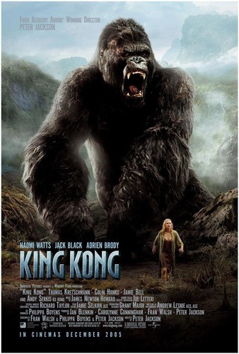 King Kong 8x10 11x17 16x20 22x28 24x36 27x40 Movie Poster Photo Jack Black