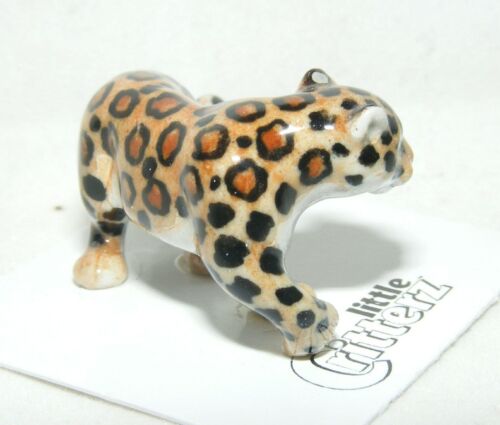 Little Critterz Miniature Porcelain Animal Figure Amur Leopard /"Siberia/" LC928