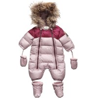 FENDI BABY PINK DOWN PADDED SNOWSUIT 24 MONTHS