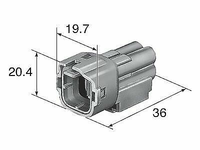 Sumitomo HM 4 Way Plug Socket Connector Set With Pins Seals Suzuki Ducati