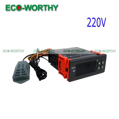 220V Digital Air Humidity Control Controller WH8040 Range 1/%-99/% RH HM-40 Type