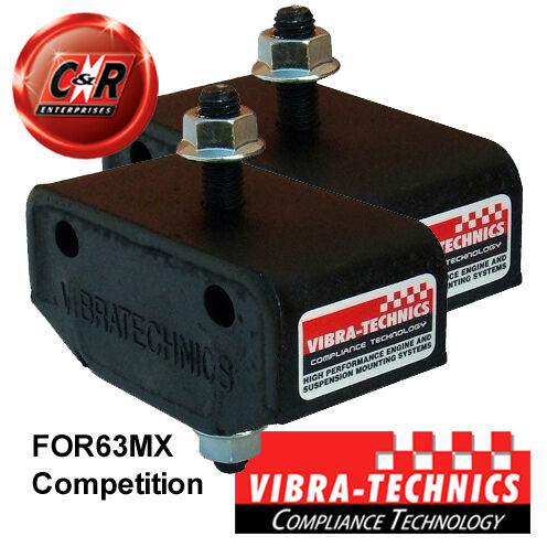 2 x FORD FIESTA Mk1 Vibra Technics transmission montures-concurrence for63mx