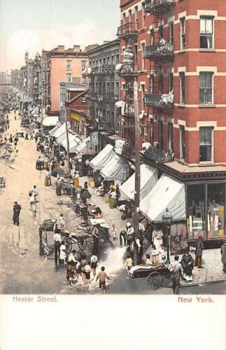 Details about  &nbsp;NEW YORK CITY, NY, HESTER ST IN JEWISH DISTRICT, PEOPLE, AMER NEWS PUB 1903-06