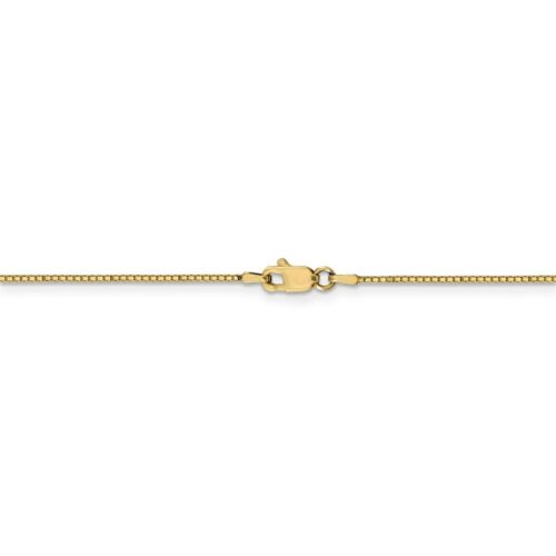 Details about   Leslie's Real 14kt Yellow Gold .9 mm Box w/Lobster Chain; 16 inch; Lobster Clasp 