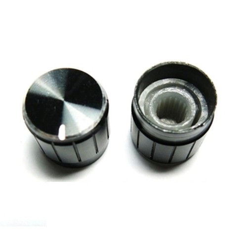 10Pcs Trendy Volume Control Knobs For 6mm Knurled Shaft Potentiometer US