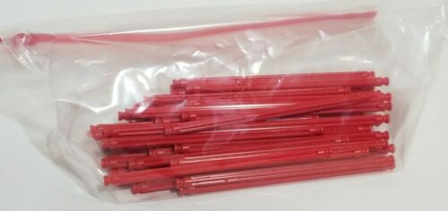 50 K'NEX Red Rods 5-1/8" Bulk Standard Lot Replacement Parts Pieces 