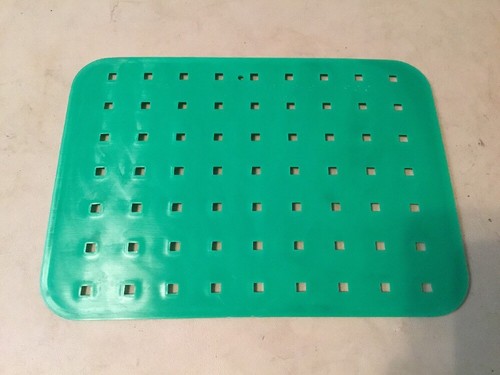 NOS 1970s Old School Tracker BMX Green Rectangle Number Plate ABA NBA